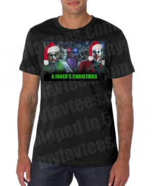 Get the Jokers Christmas T Shirt .