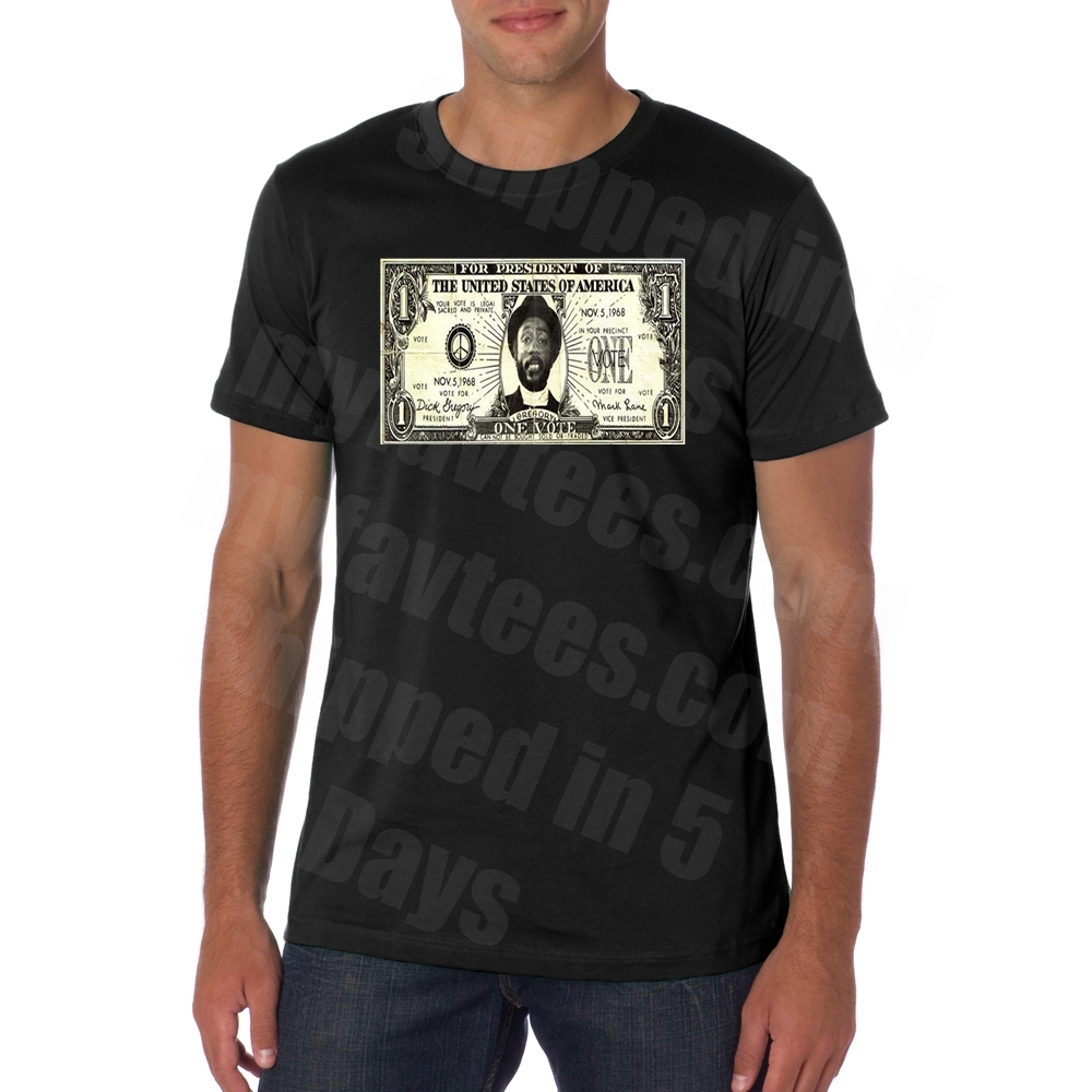 Dick Gregory Black Dollar T Shirt $19.99 Free Shipping myfavtees.com